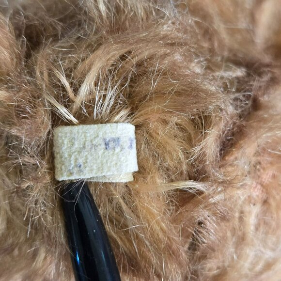 Sersha Jointed Teddy "Bonnie" Bear Serieta Harrell Mohair Fur Scarf Velvet Hat - Picture 9 of 13